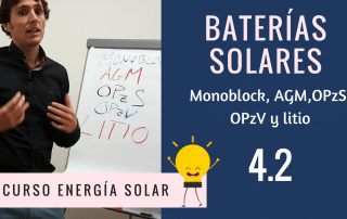 batería solar